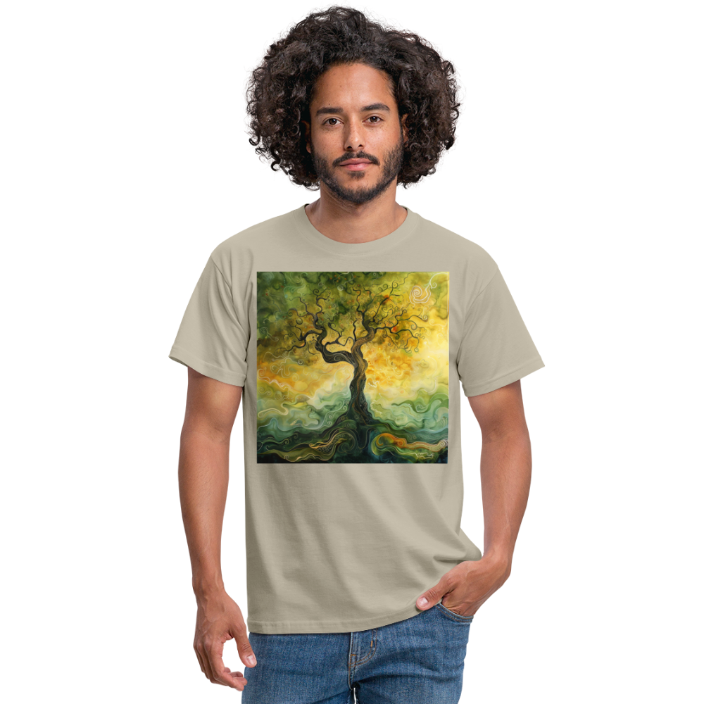 Trädets visdom, T-shirt herr - sandbeige