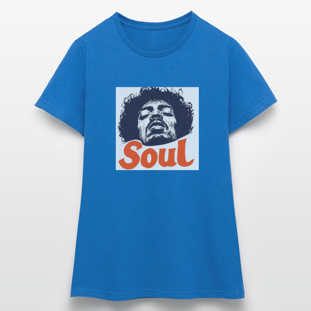 Soul, T-shirt dam - royalblå