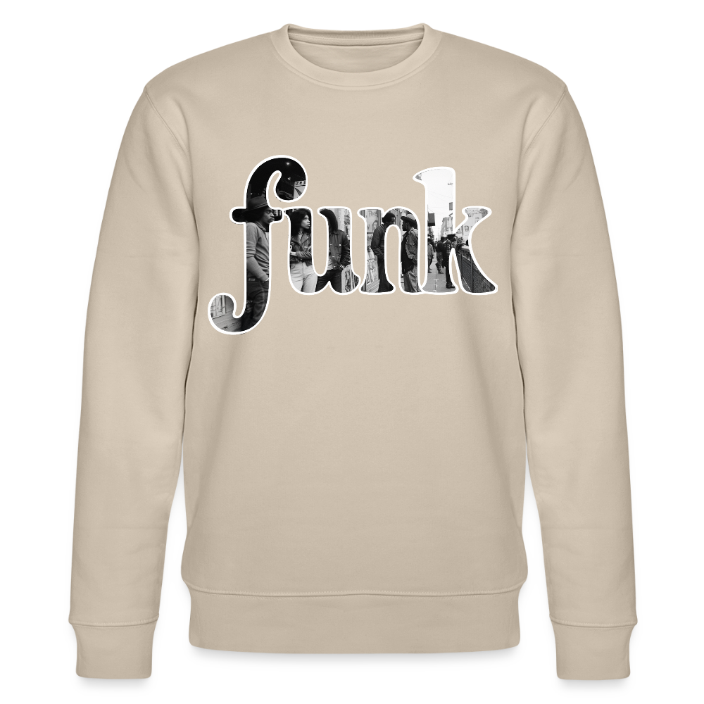 Funk Vibes, Ekologisk sweatshirt CHANGER unisex från Stanley/Stella - beige