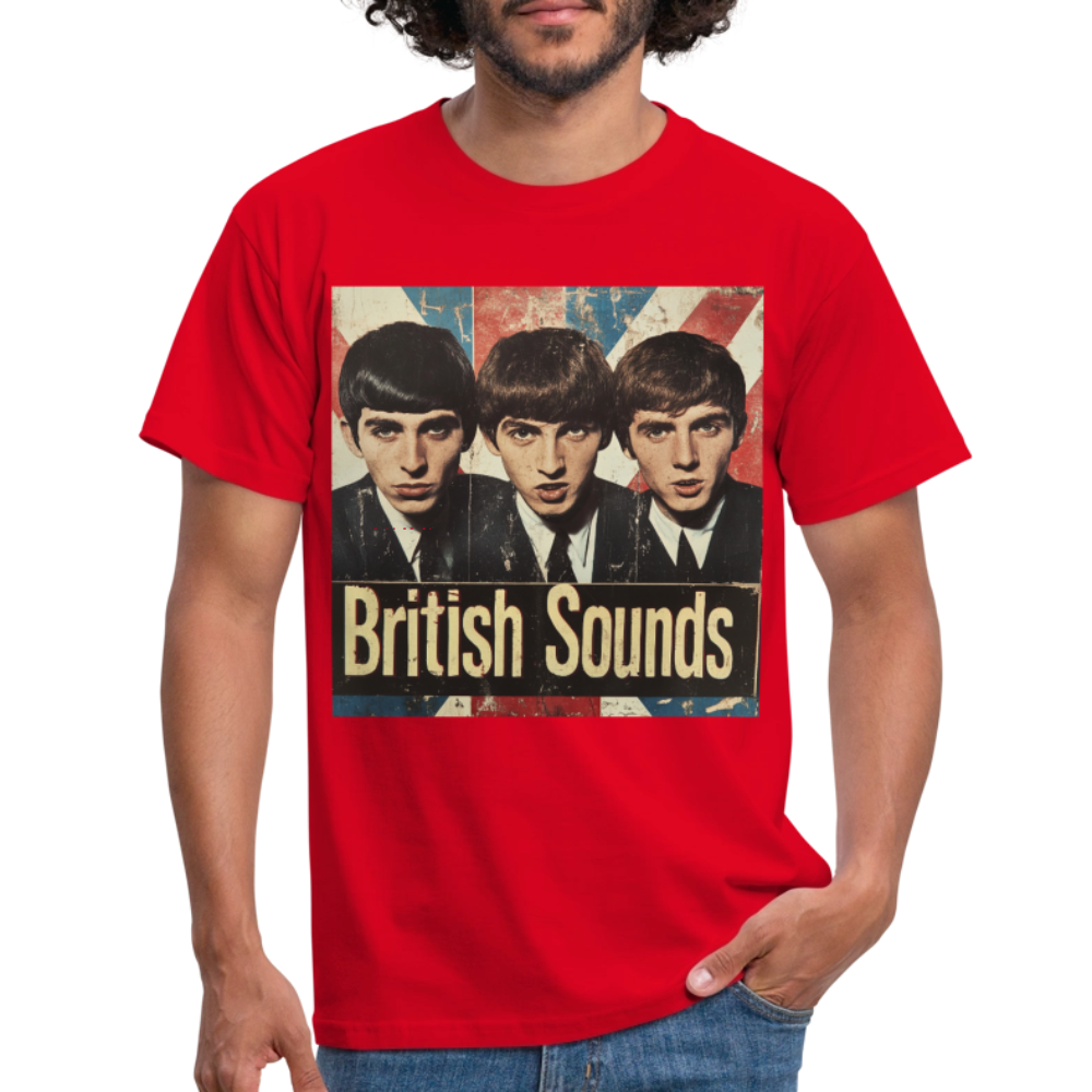 British sounds 1965, T-shirt herr - röd