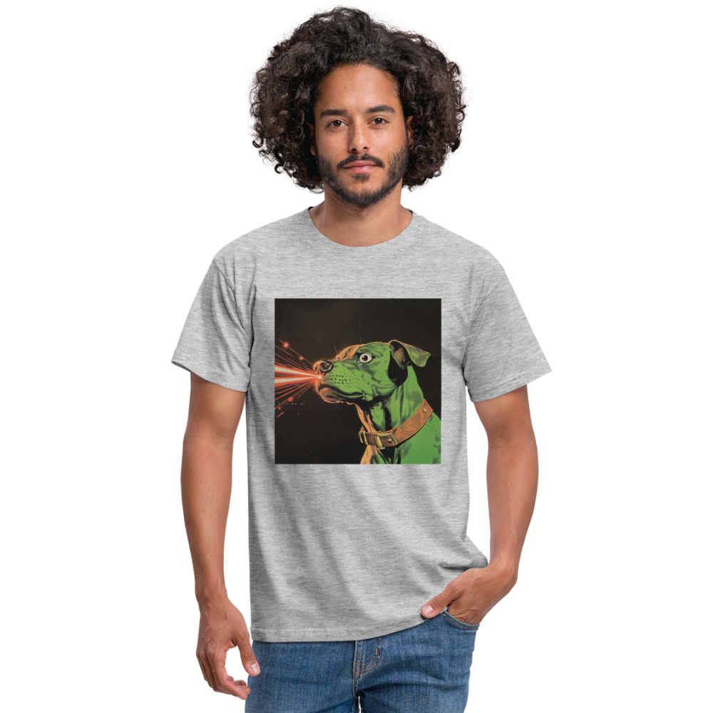 Strålhunden, T-shirt herr - gråmelerad