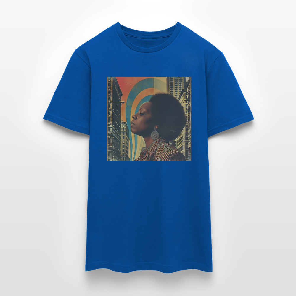 Jazz in the Moonlight, T-shirt herr - kungsblå