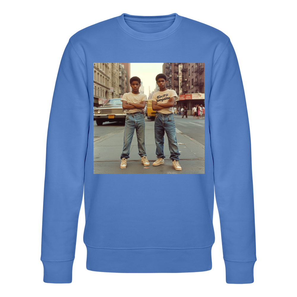Electric Boogaloo 1975, Ekologisk sweatshirt CHANGER unisex från Stanley/Stella - blå