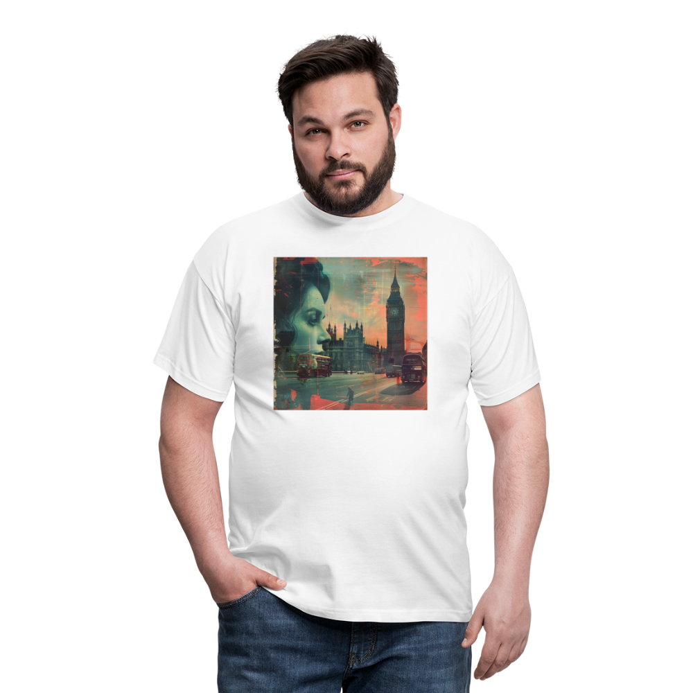 The Beat of London, T-shirt herr - vit