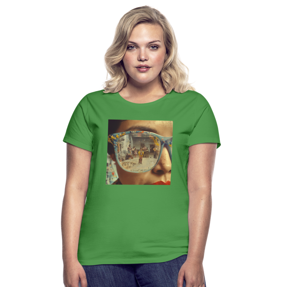 Reflektioner av Anderna, T-shirt dam - kellygrön