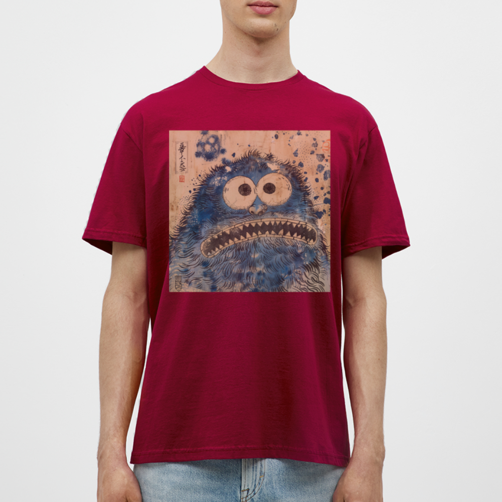 Uramiko ramlar i floden, T-shirt herr - tegelröd