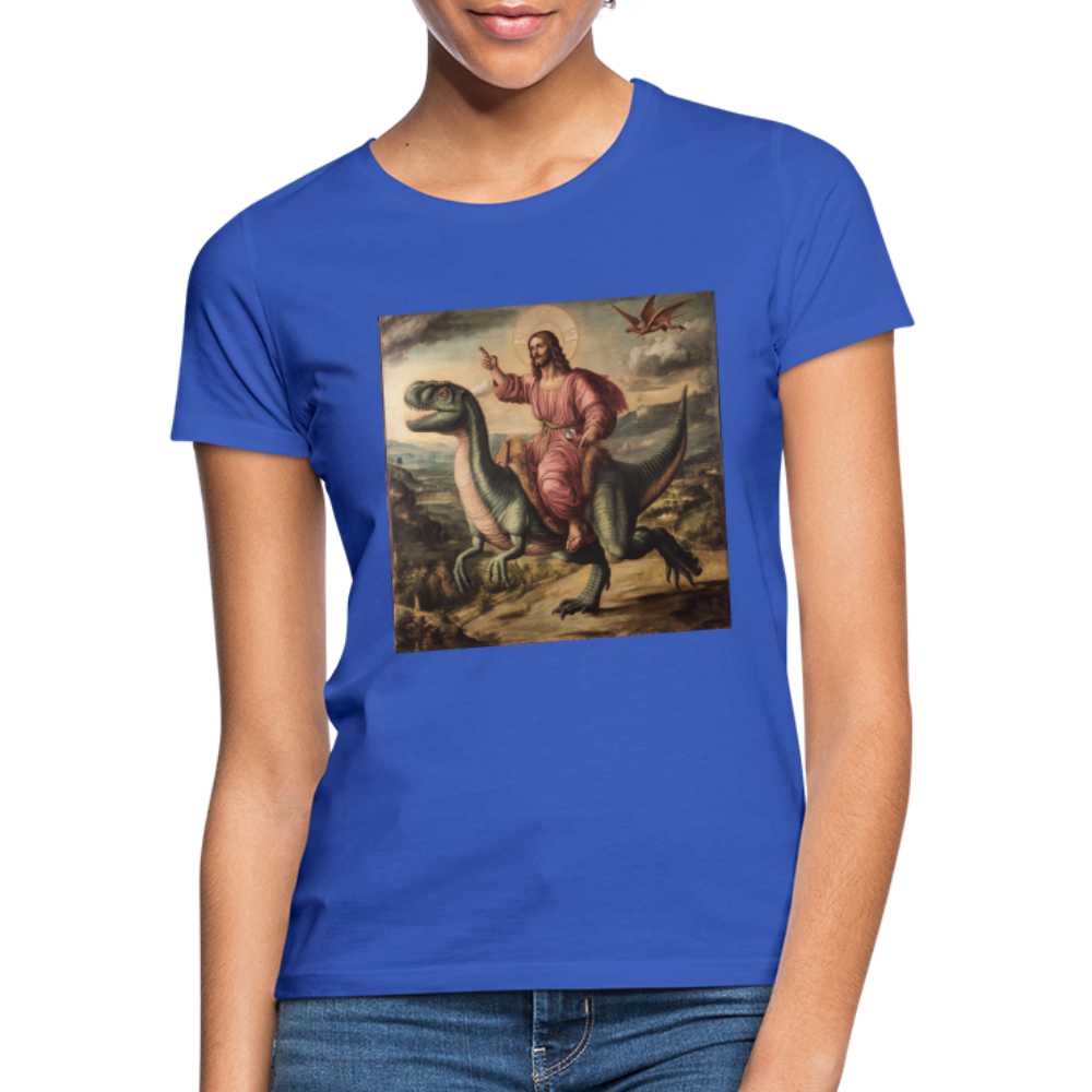 Ritten genom Tiden, T-shirt dam - royalblå