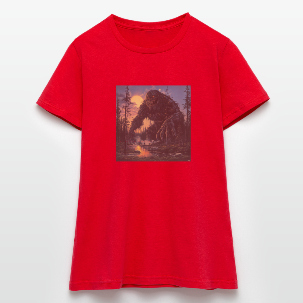 I Skuggorna av Värmland, T-shirt dam - röd