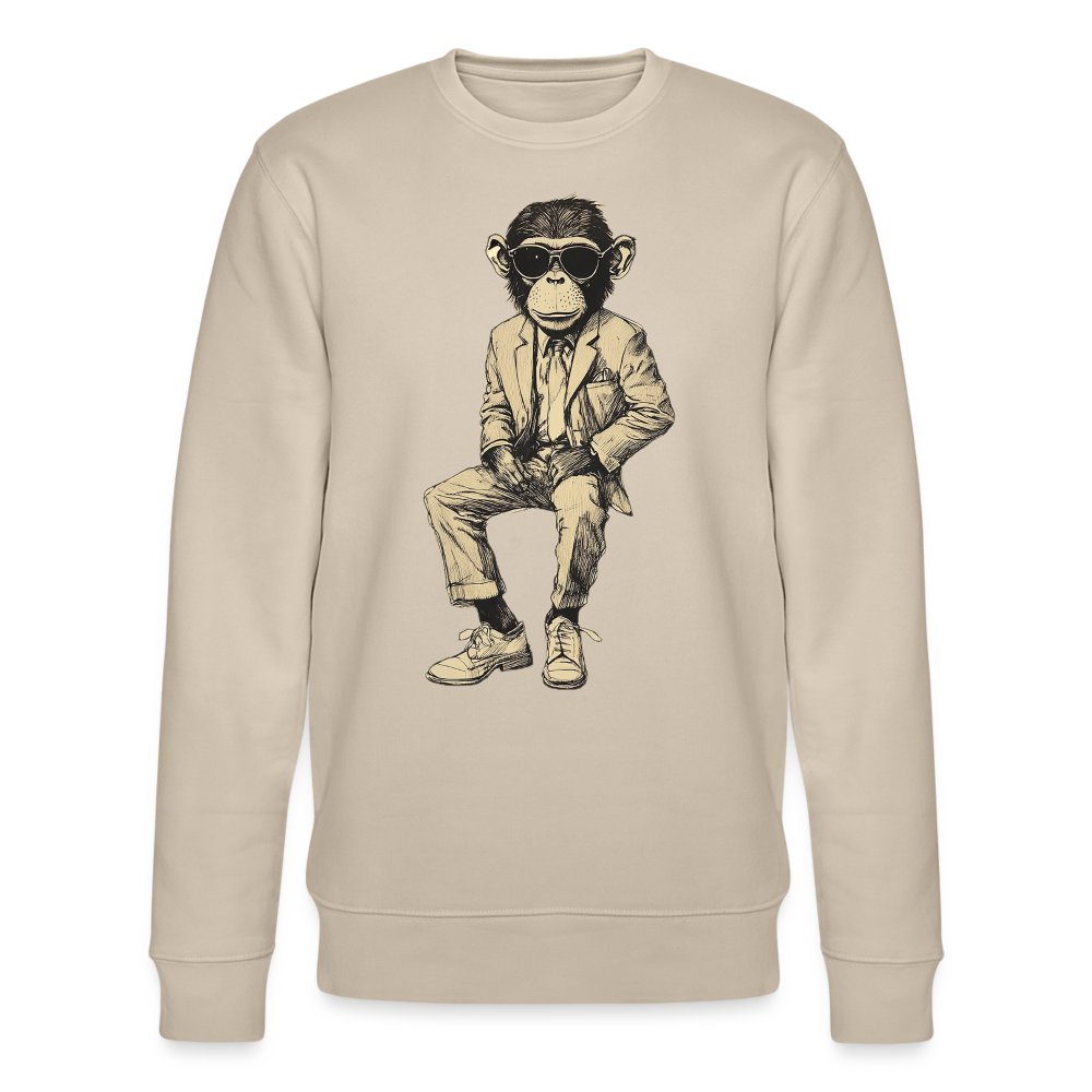 Mod Monkey, Ekologisk sweatshirt CHANGER unisex från Stanley/Stella - beige