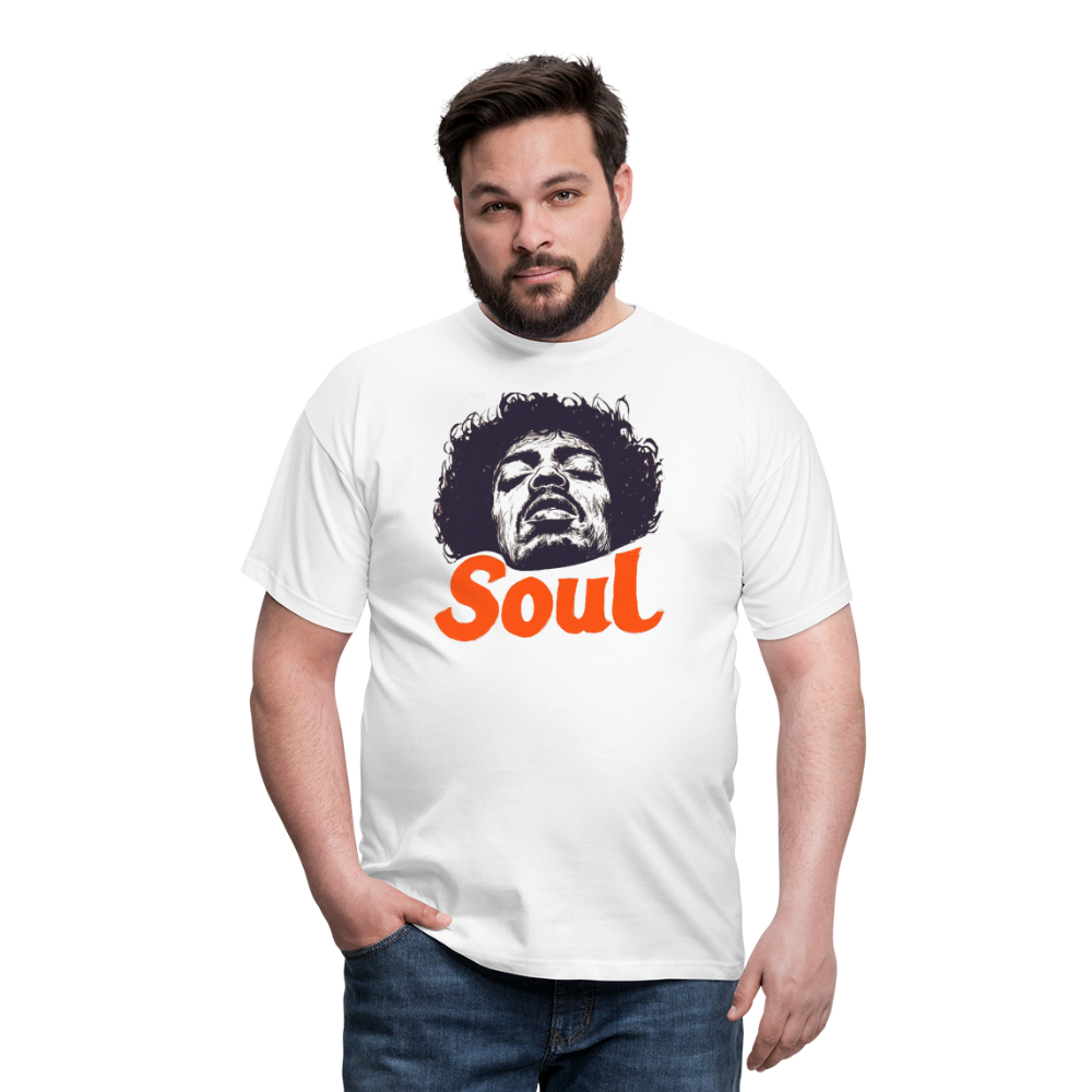 Kärlek, frihet och rättvisa, T-shirt herr - vit