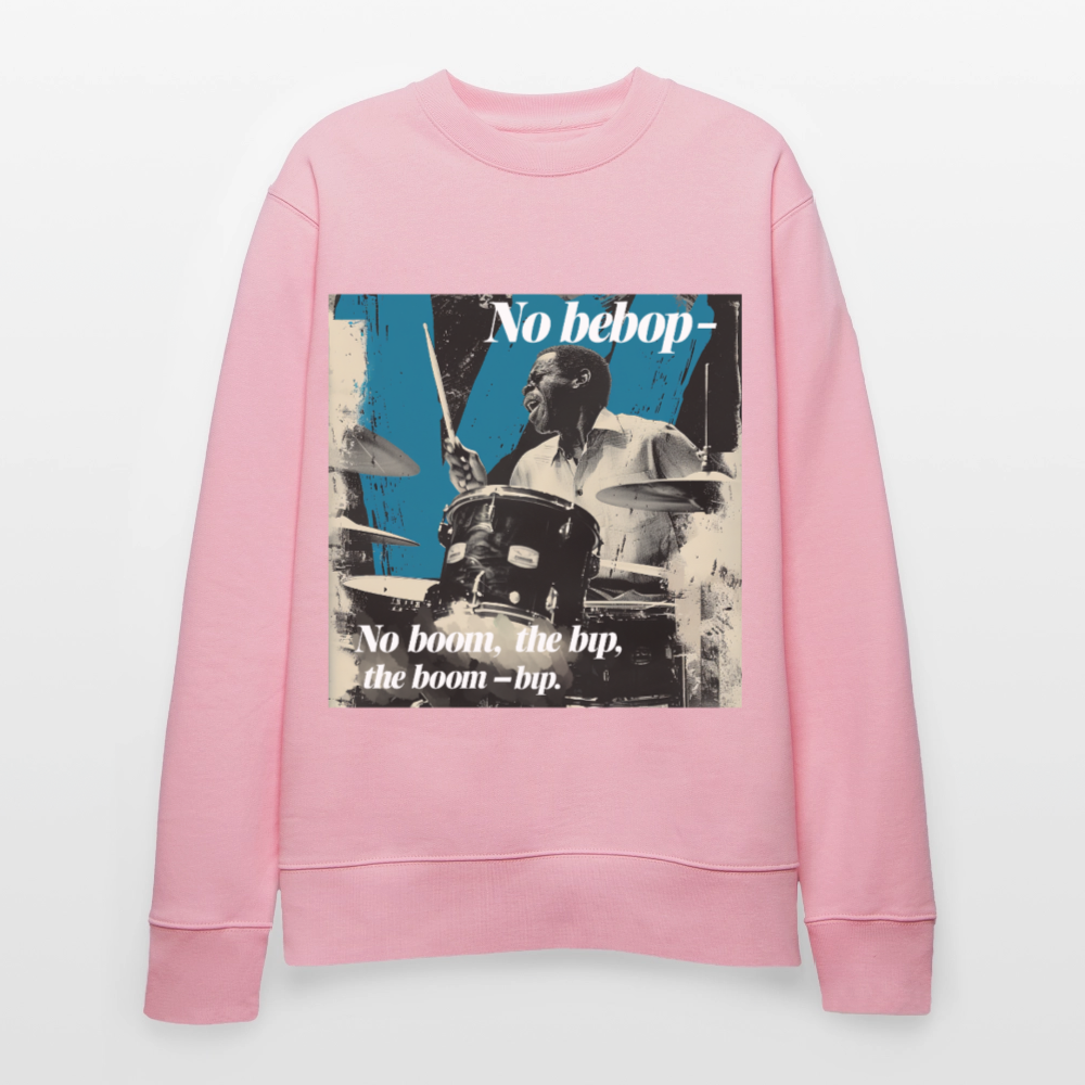 Push It Bebop, Ekologisk sweatshirt CHANGER unisex från Stanley/Stella - ljusrosa