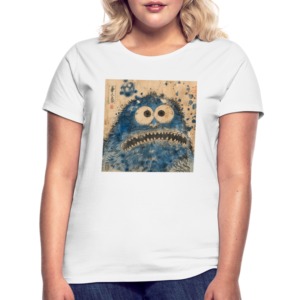 Uramiko ramlar i vattnet, T-shirt dam - vit