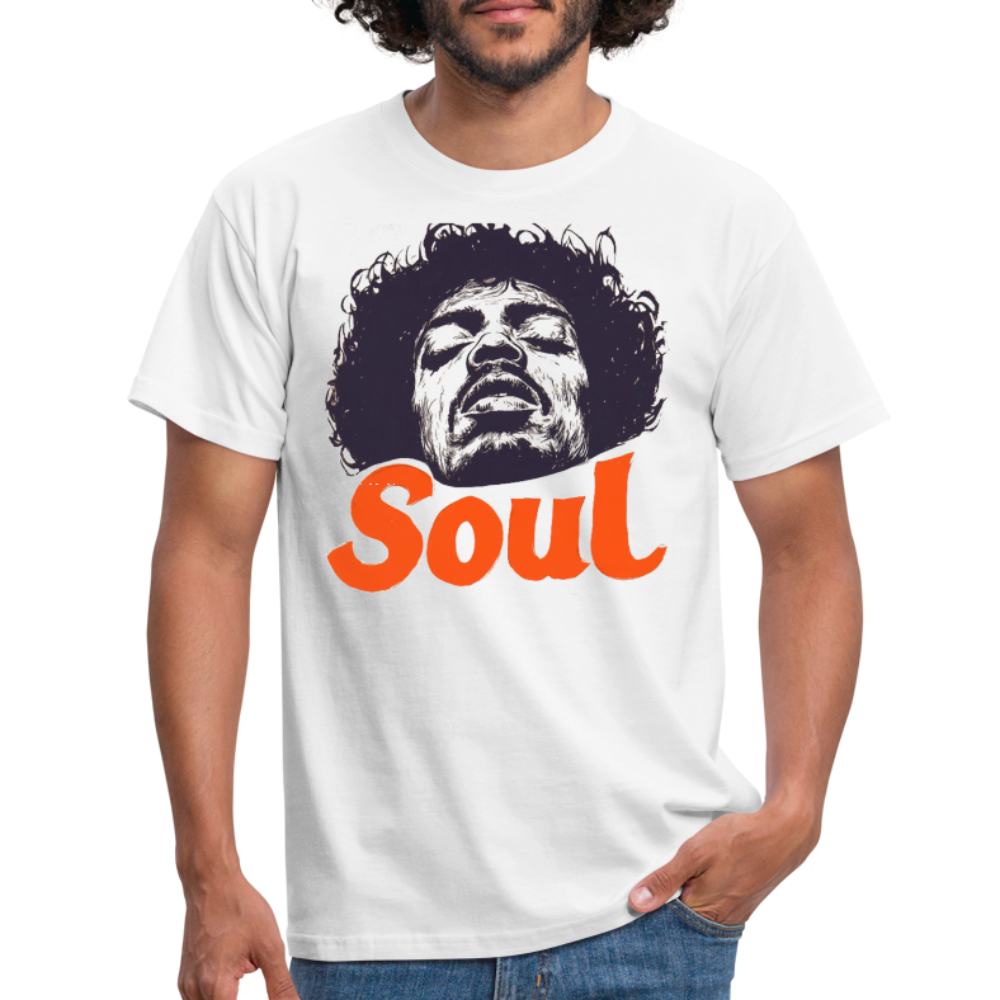Kärlek, frihet och rättvisa, T-shirt herr - vit