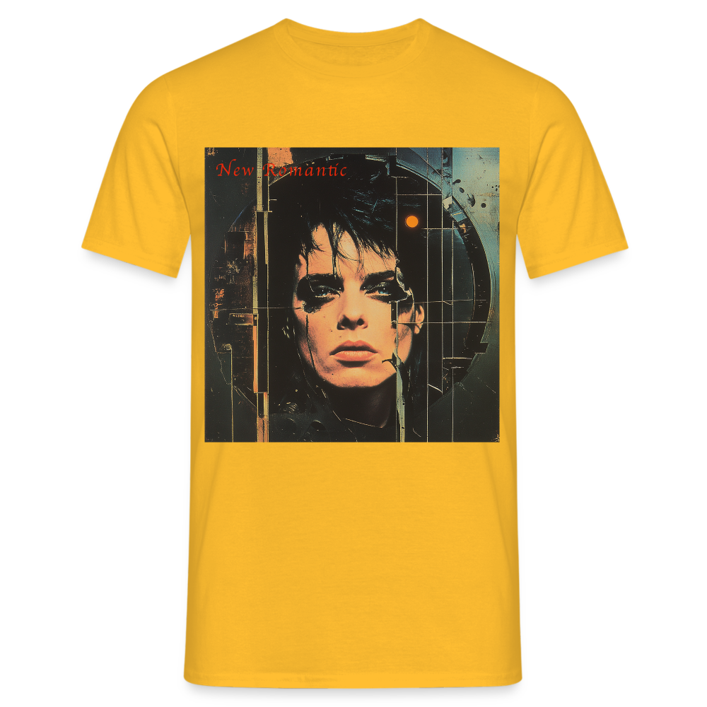 New Romance, T-shirt herr - gul