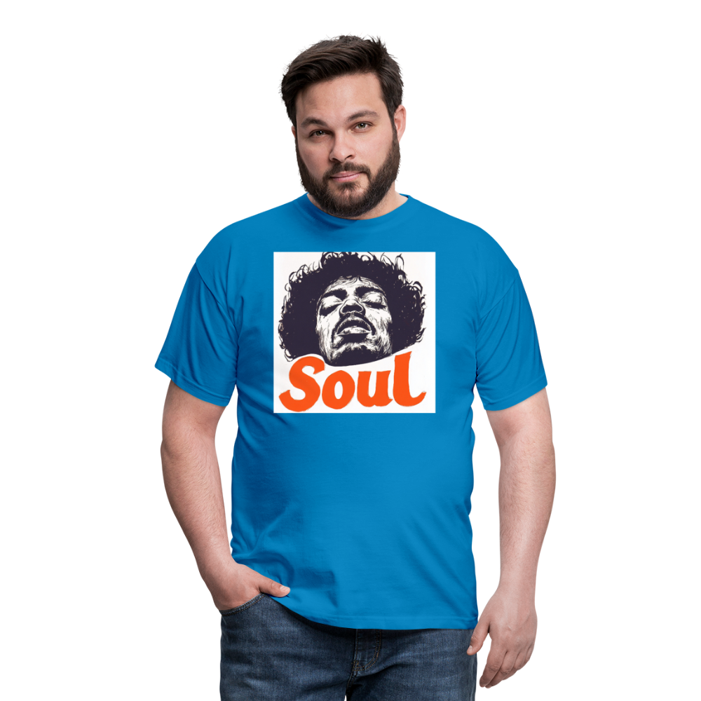Kärlek, frihet och rättvisa, T-shirt herr - kungsblå