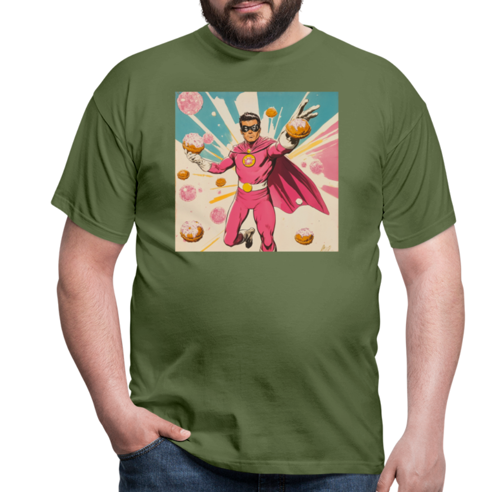 Frosting-Fury, T-shirt herr - Militärgrön