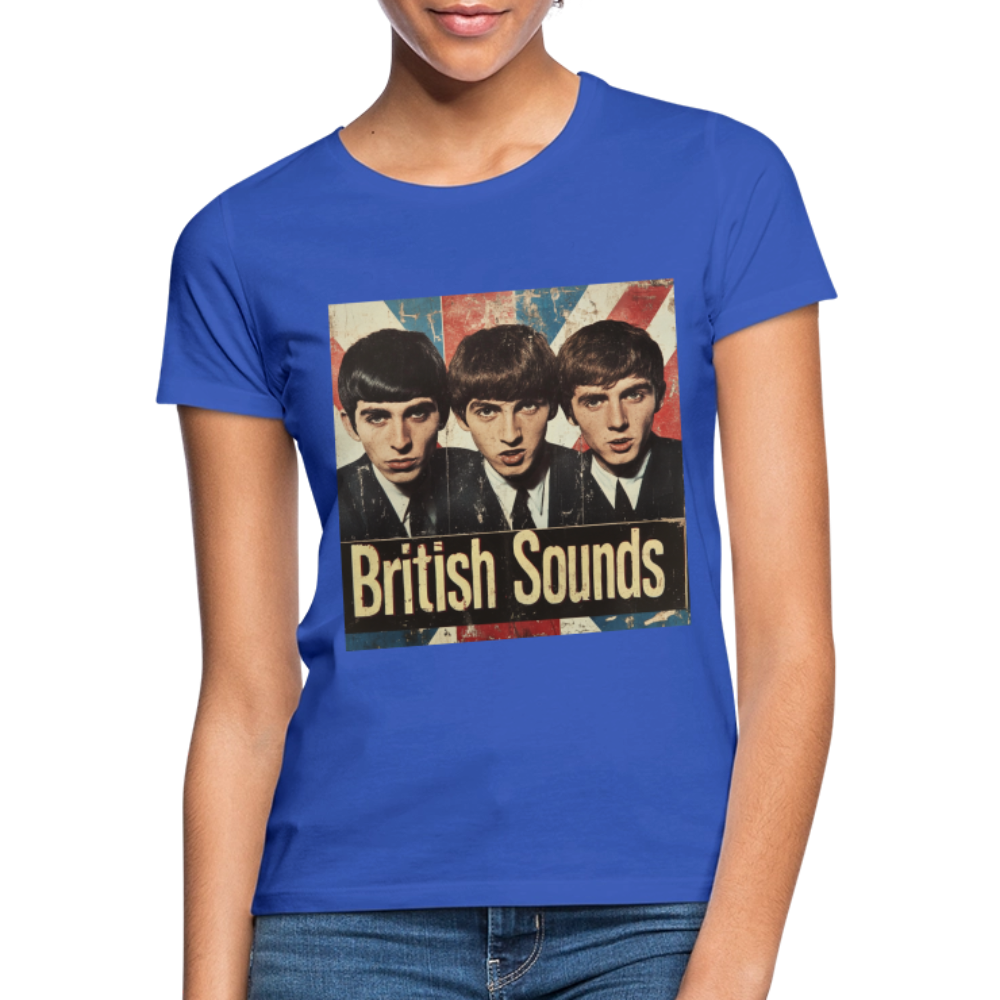 British sounds 1965, T-shirt dam - royalblå