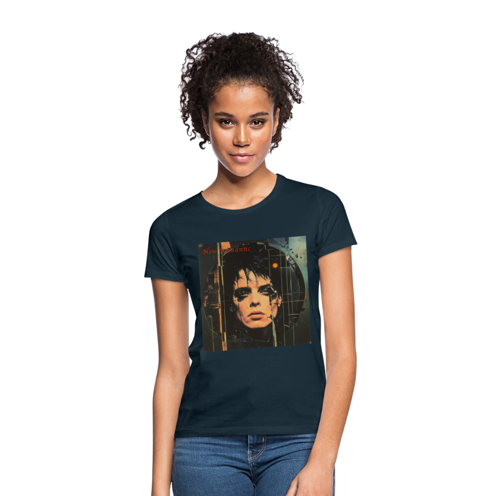 New Romance, T-shirt dam - marinblå