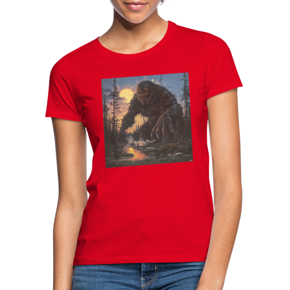 I Skuggorna av Värmland, T-shirt dam - röd