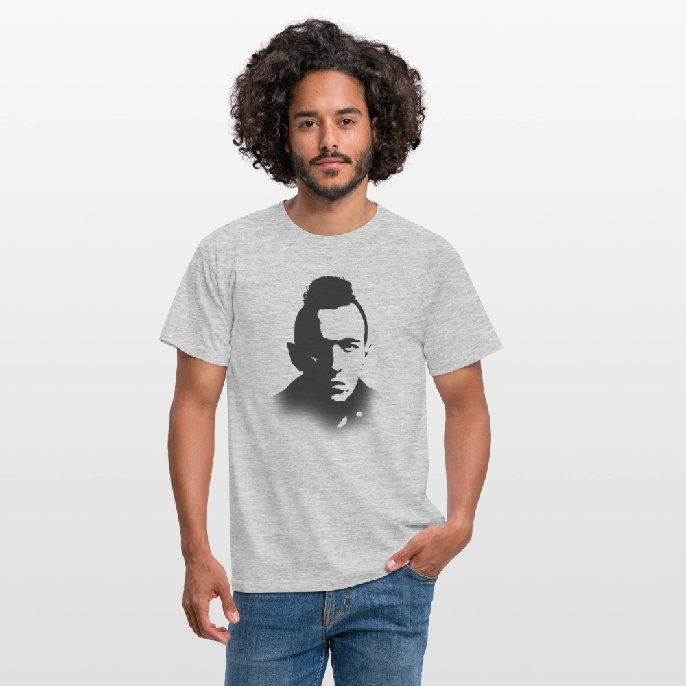 Stencil of Rebellion, T-shirt unisex - gråmelerad