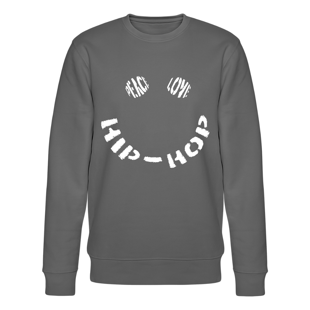 Peace, Love & Hip-Hop, Ekologisk sweatshirt CHANGER unisex från Stanley/Stella - kolgrå