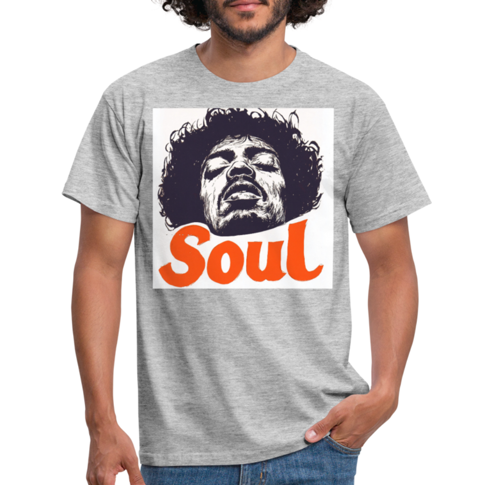 Kärlek, frihet och rättvisa, T-shirt herr - gråmelerad