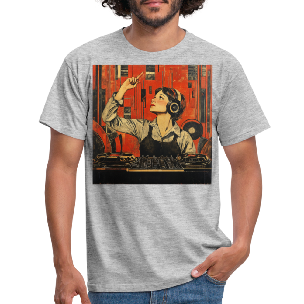 Revolutionens Rytm, T-shirt herr - gråmelerad