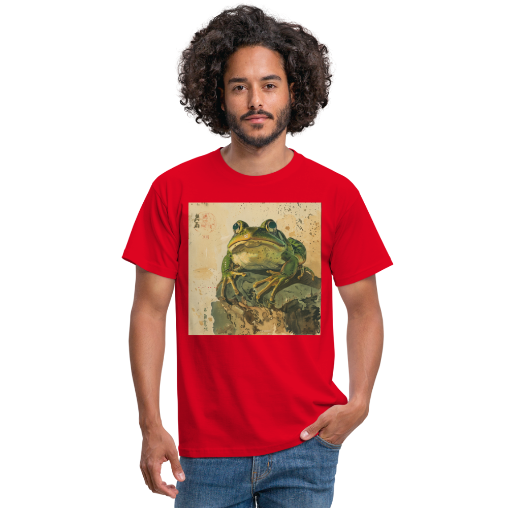 Grodan i Skymningen, T-shirt herr - röd