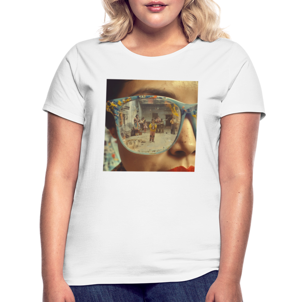 Reflektioner av Anderna, T-shirt dam - vit