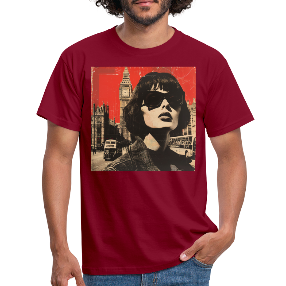 T-shirt herr - tegelröd