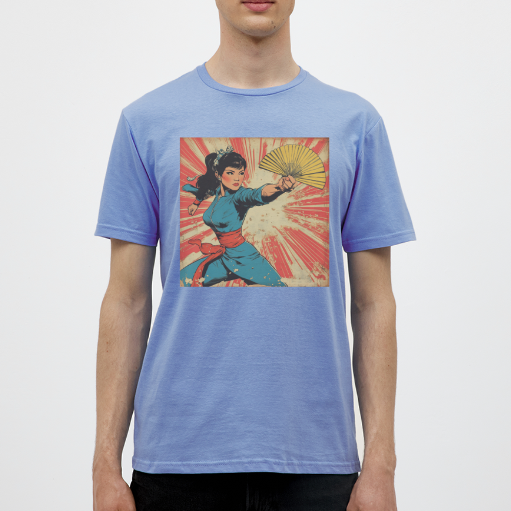 Solfjädern, T-shirt herr - carolina blue