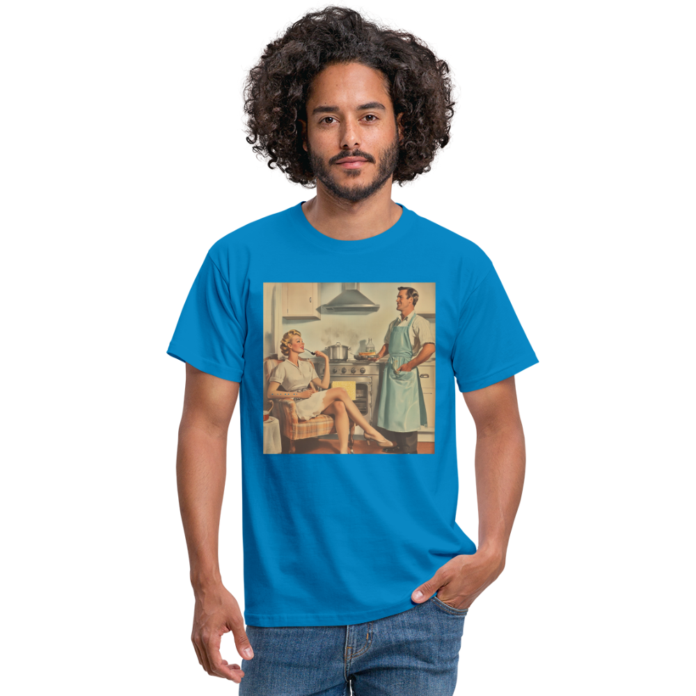 Äta bör man - annars dör man, T-shirt herr - kungsblå