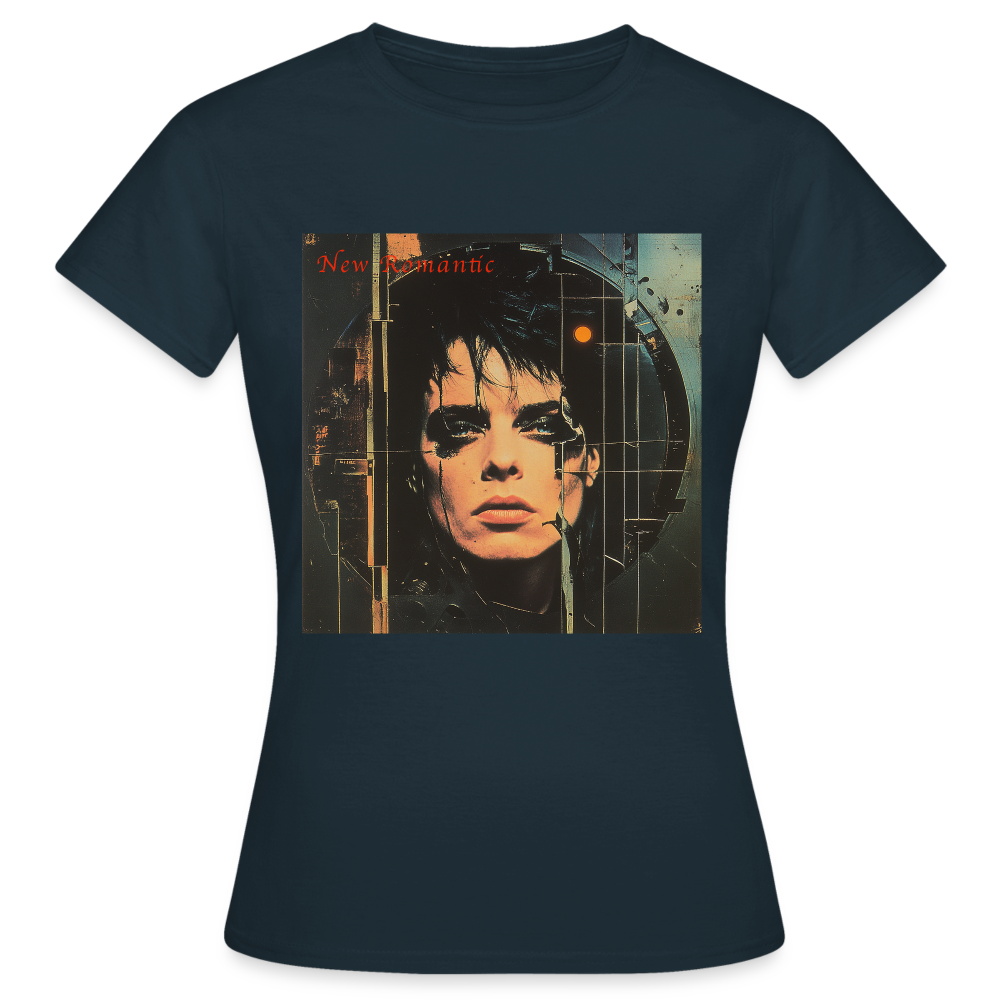 New Romance, T-shirt dam - marinblå