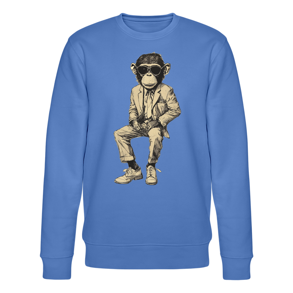 Mod Monkey, Ekologisk sweatshirt CHANGER unisex från Stanley/Stella - blå