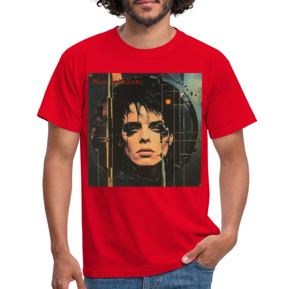 New Romance, T-shirt herr - röd
