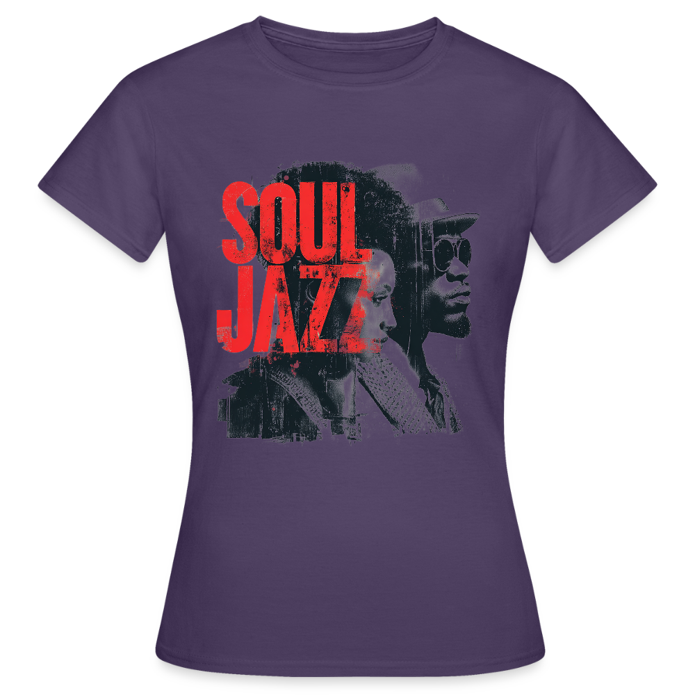 The Essence of Soul Jazz, T-shirt dam - mörklila