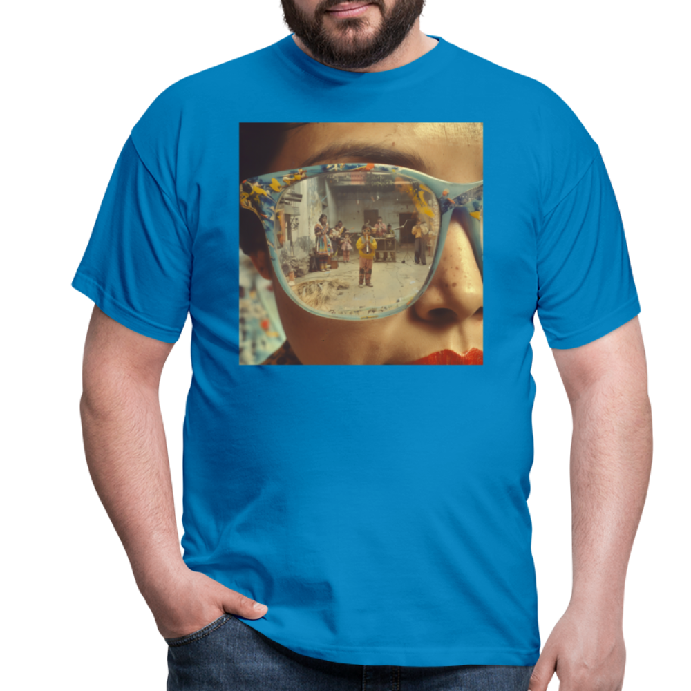 Reflektioner av Anderna, T-shirt herr - kungsblå