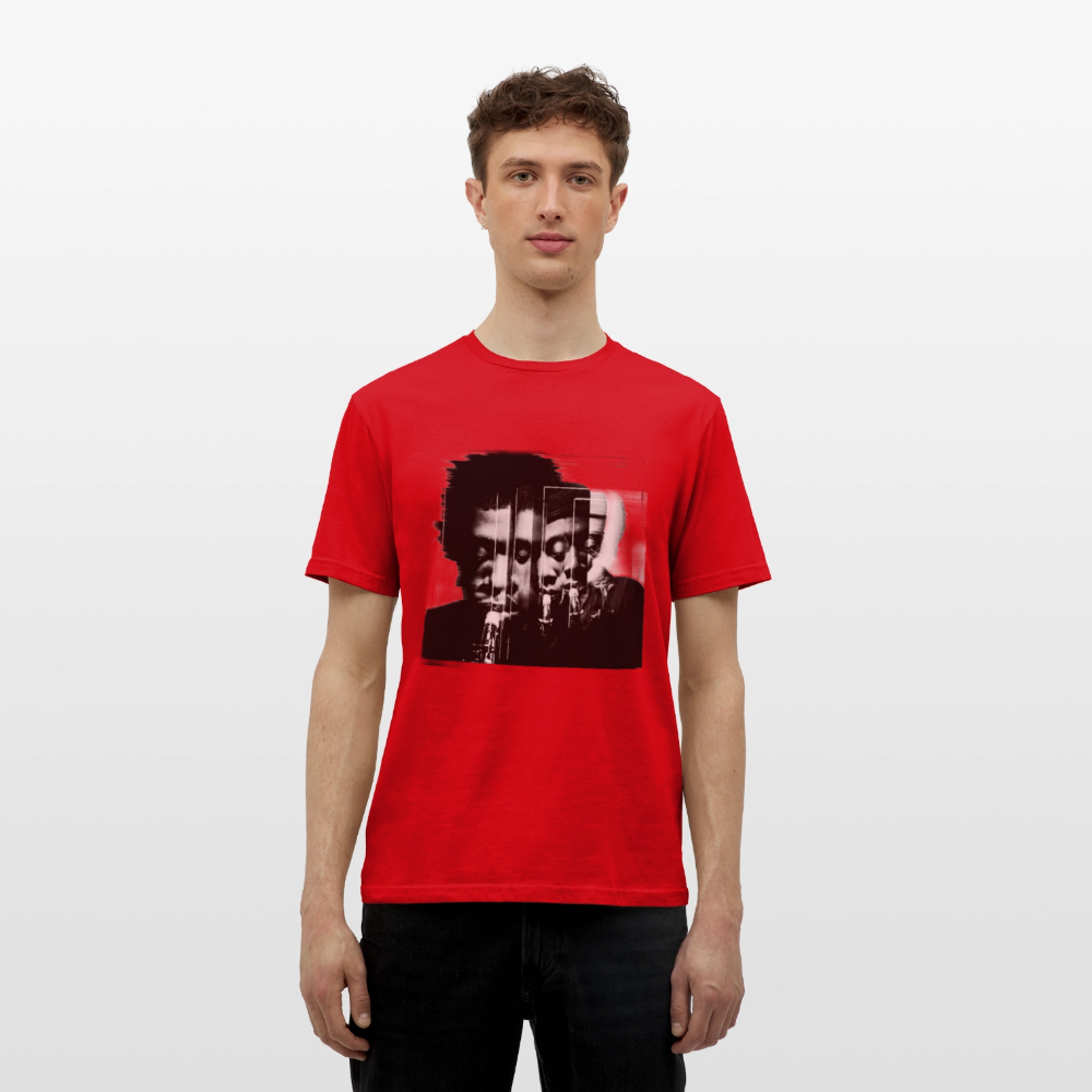 Between Breaths, T-shirt herr - röd