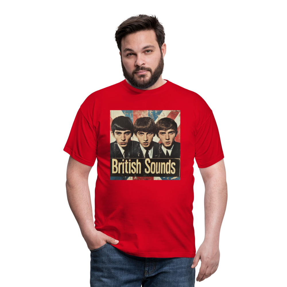 British sounds 1965, T-shirt herr - röd