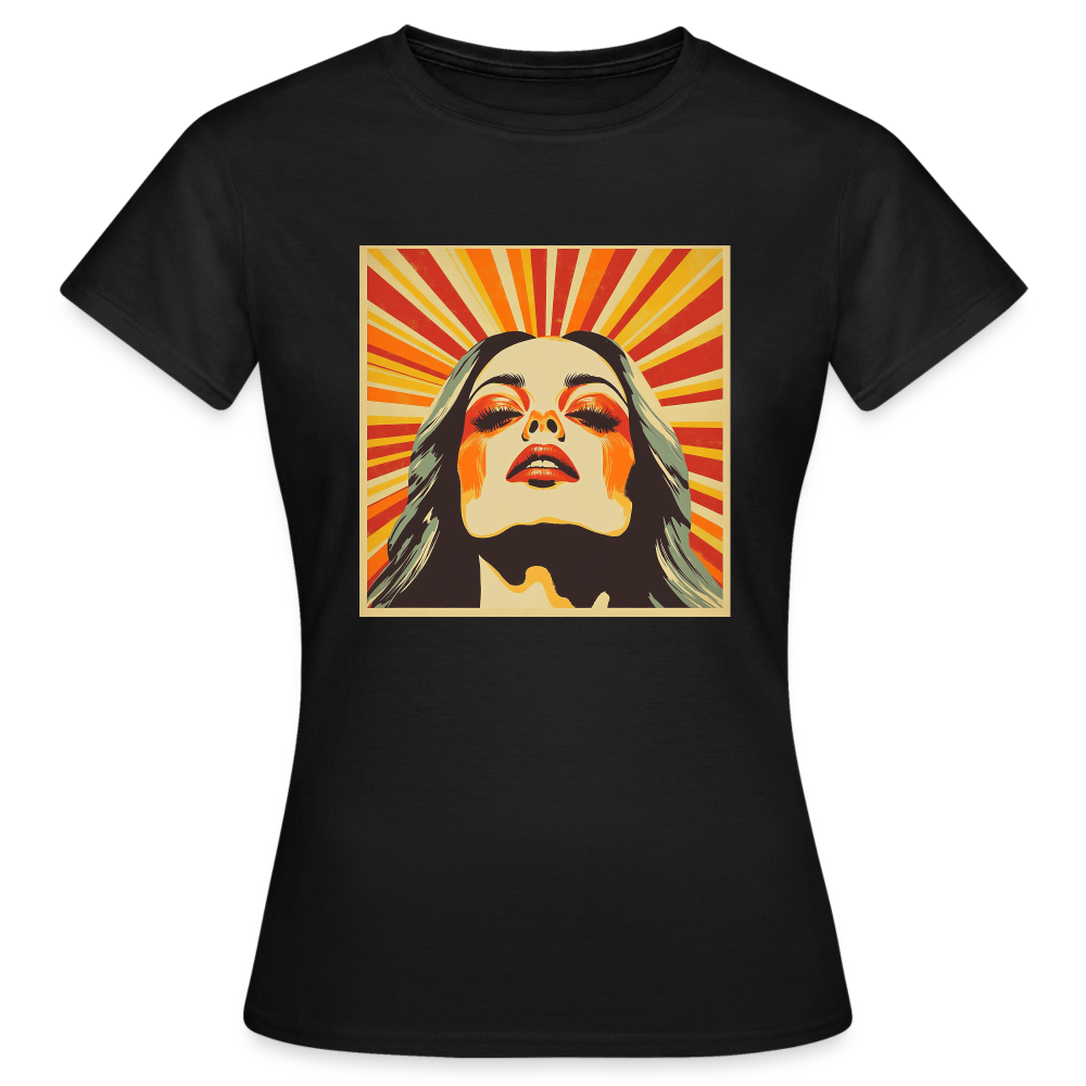 Sun Girl, T-shirt dam - svart