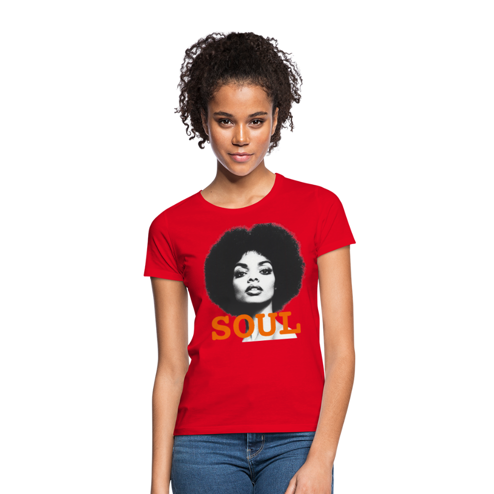 Soul PWR, T-shirt dam - röd