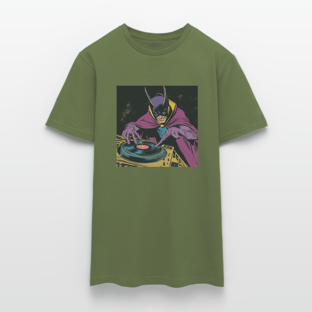 Purple Pulse, T-shirt herr - Militärgrön