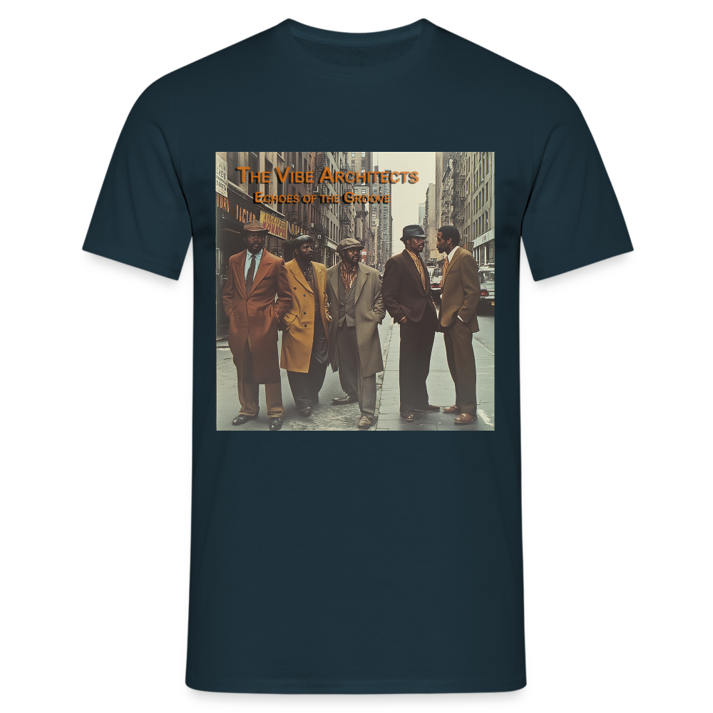 The Vibe Architects, T-shirt herr - marinblå