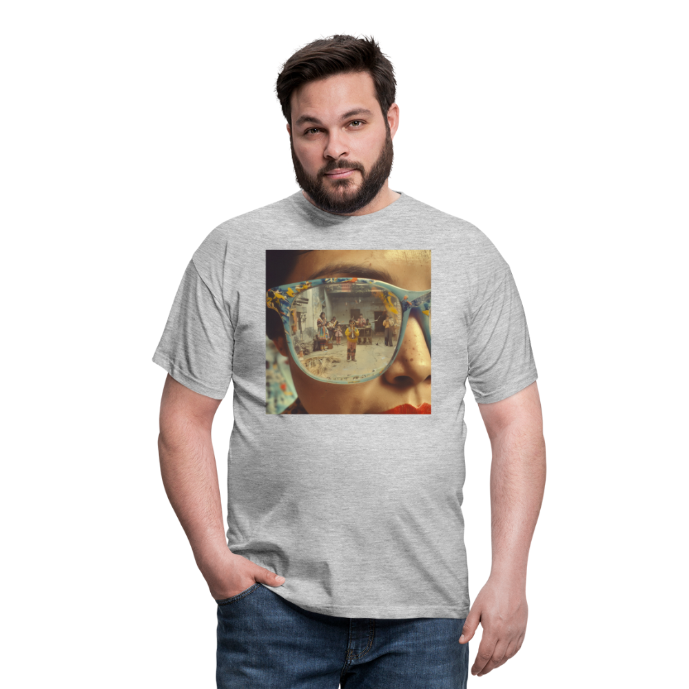 Reflektioner av Anderna, T-shirt herr - gråmelerad
