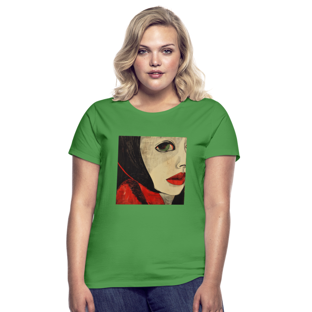 Fiskarfruns öga, T-shirt dam - kellygrön