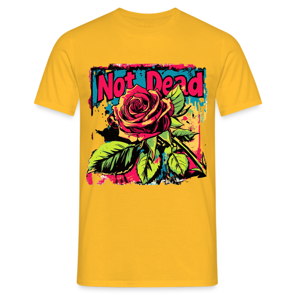 Den Eviga Rosen, T-shirt herr - gul
