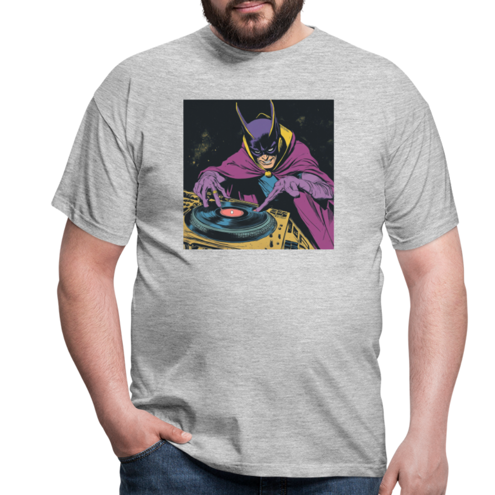 Purple Pulse, T-shirt herr - gråmelerad