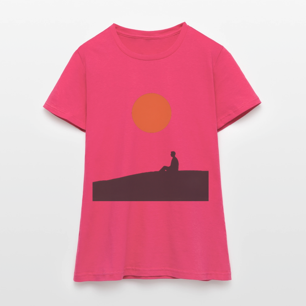 Under the sun, T-shirt dam - azalea