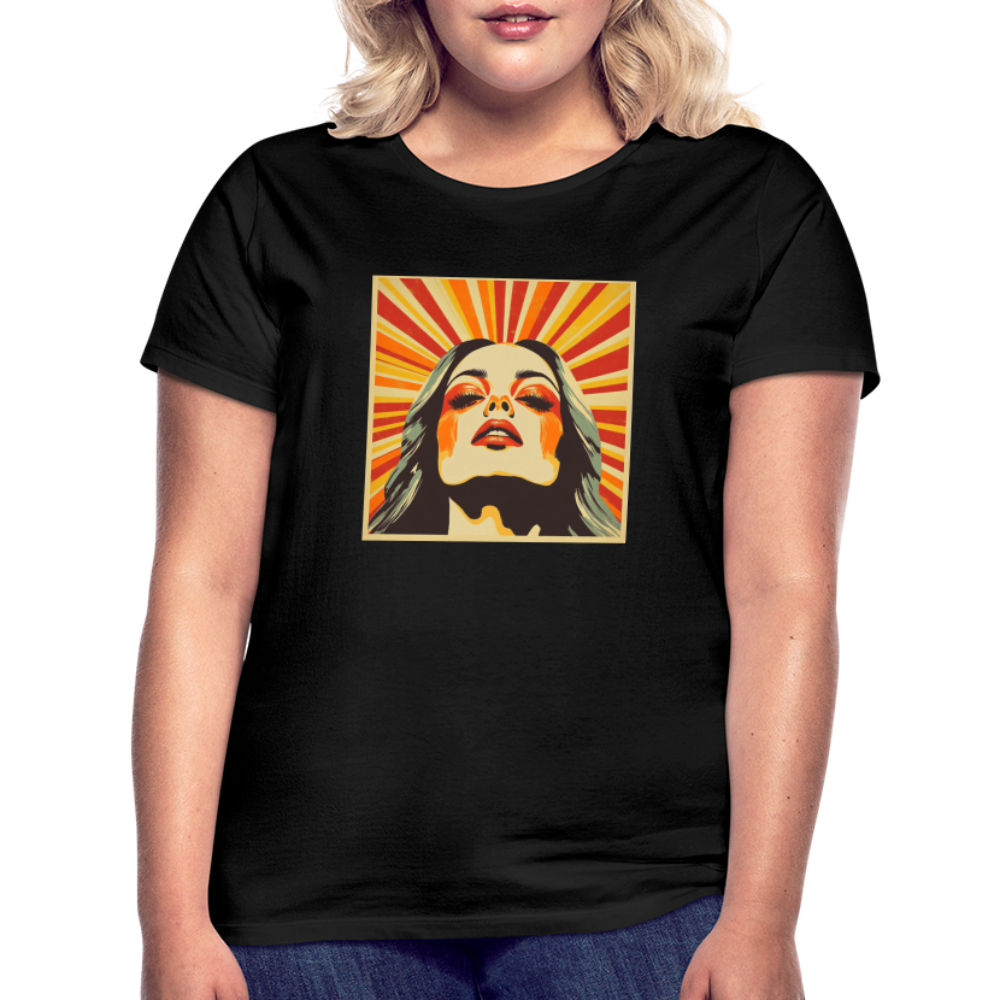 Sun Girl, T-shirt dam - svart