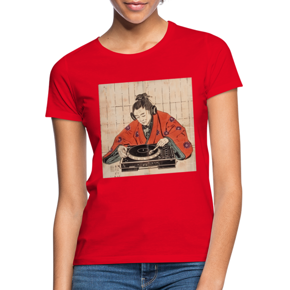 Echo från Edo, T-shirt dam - röd